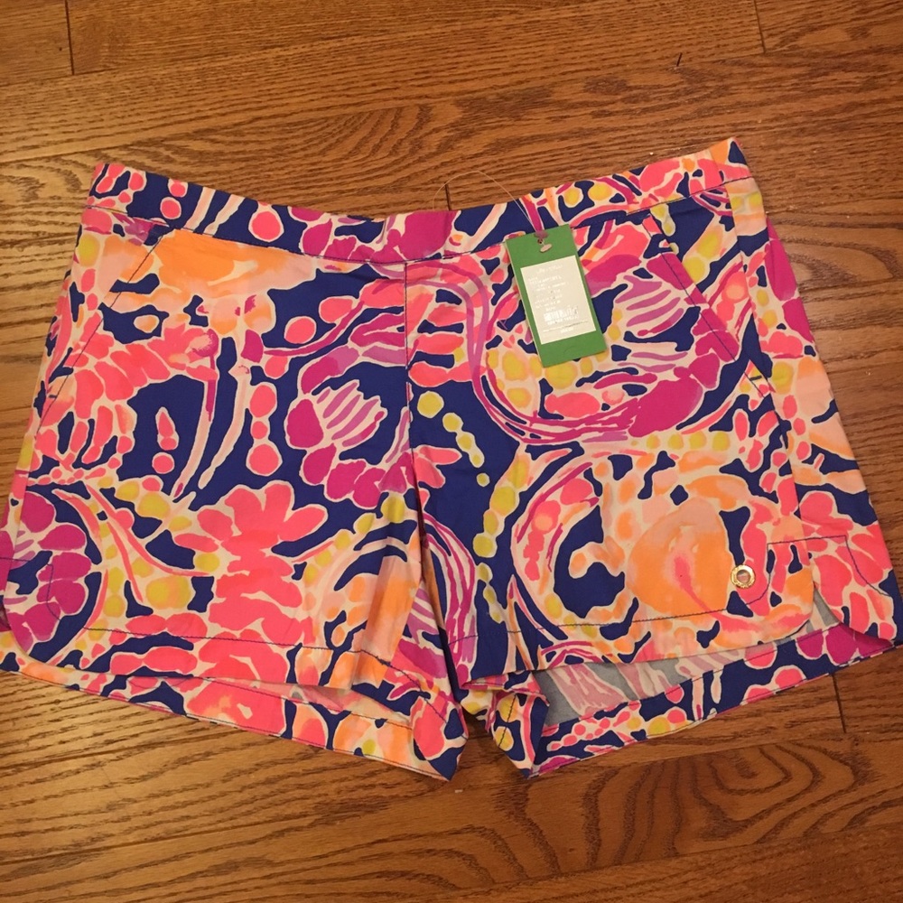 NWT Lilly Pulitzer Oceanview Board Shorts Large